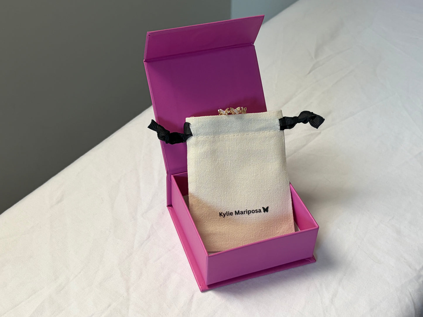 Kylie Mariposa Pavé Ring