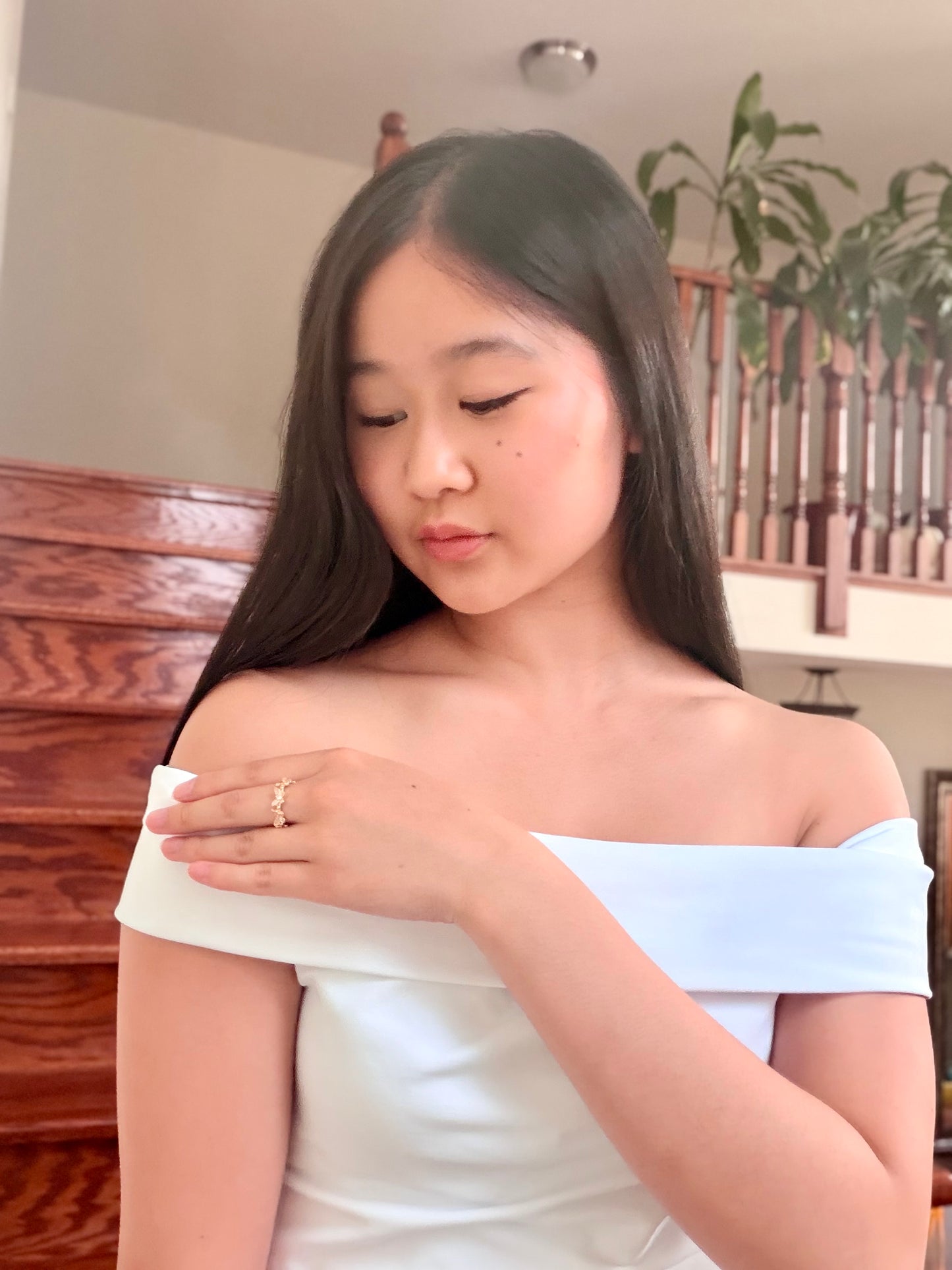 Kylie Mariposa Pavé Ring
