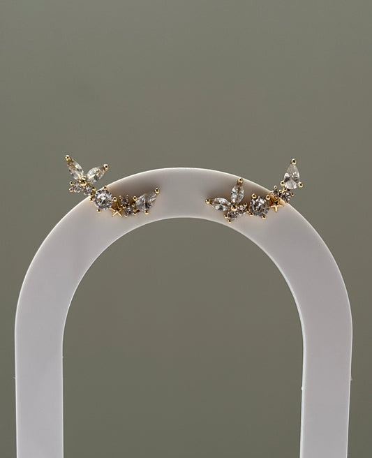 Kylie Mariposa Cluster Earrings
