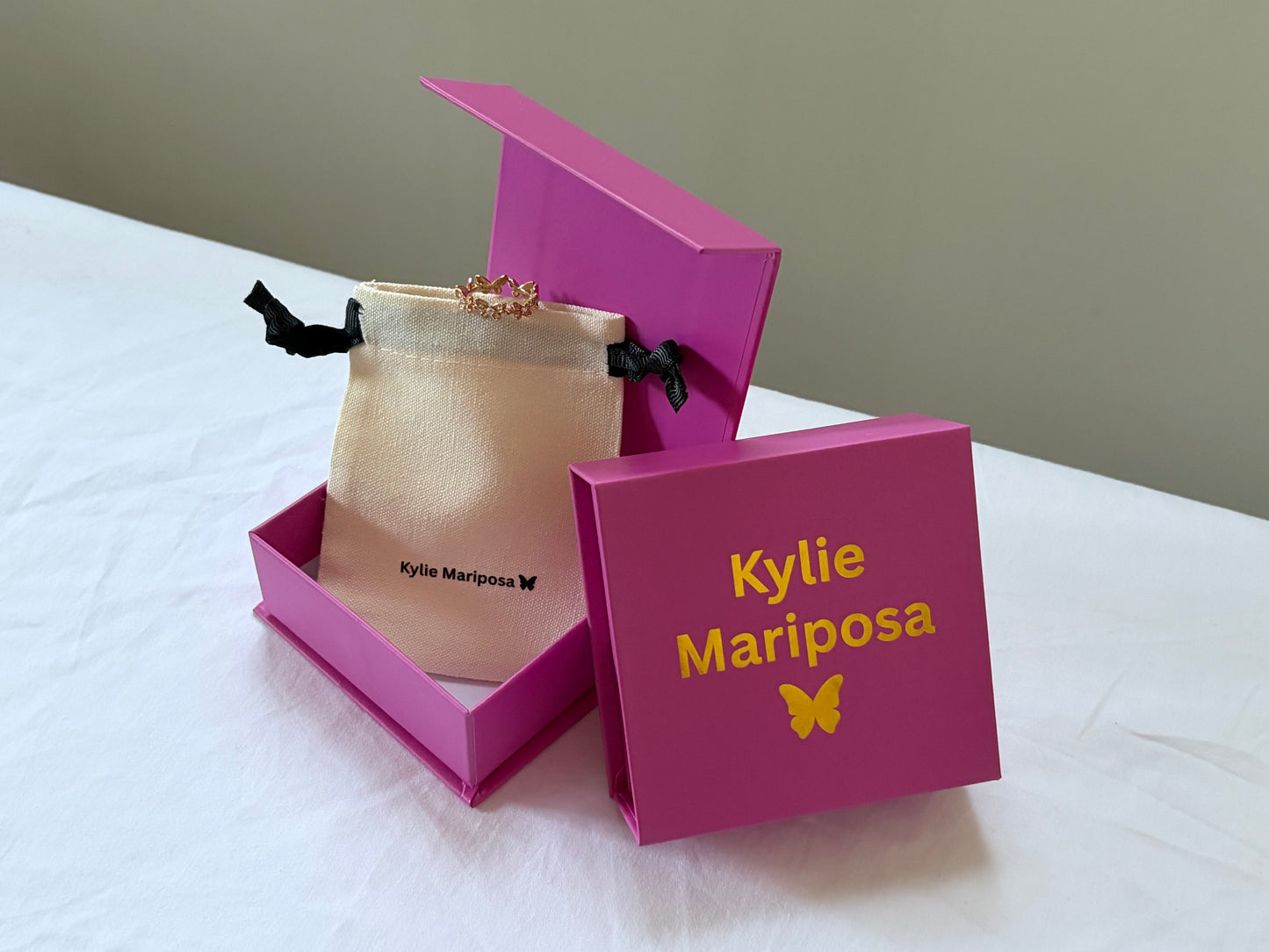Kylie Mariposa Pavé Ring